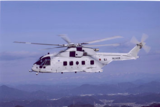 Japan Navy Buys Additional MCH-101 Helicopters