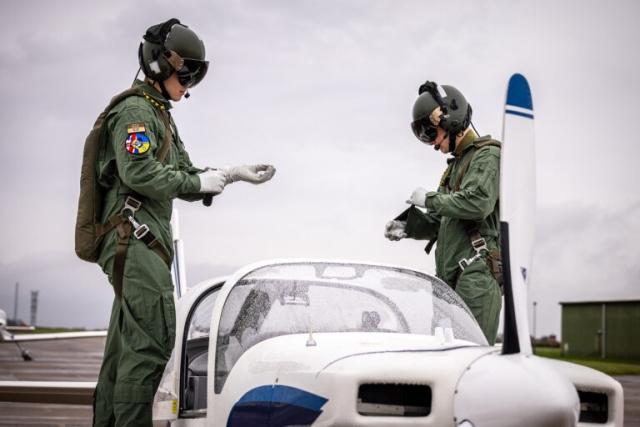 First 10 Ukrainian F-16 Trainee Pilots Complete Elementary Flying Training Phase: Babcock