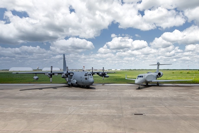 U.S.A.F. Receives First EC-37B 'Electromagnetic Attack' Aircraft