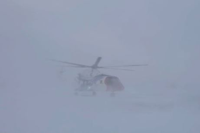 Testing of Upgraded Chinese AC313A Helicopter Underway in Harsh Climatic Conditions in Northeastern China