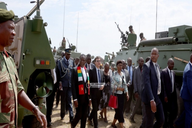 China Donates Armored Vehicles, Trucks & Weapons to Zimbabwe