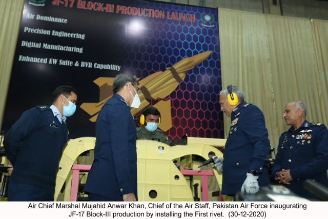 Pakistan Launches Local Production of JF-17 Block III Jets