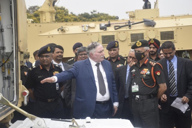 Indian Army Inducts Indigenously Developed Quick Reaction Fighting Vehicle
