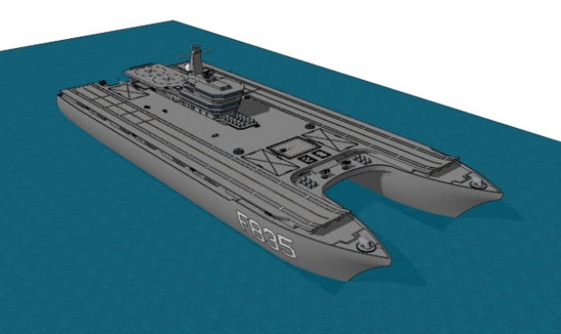 Russian Future Semi-catamaran Aircraft Carrier gets New Design Concept