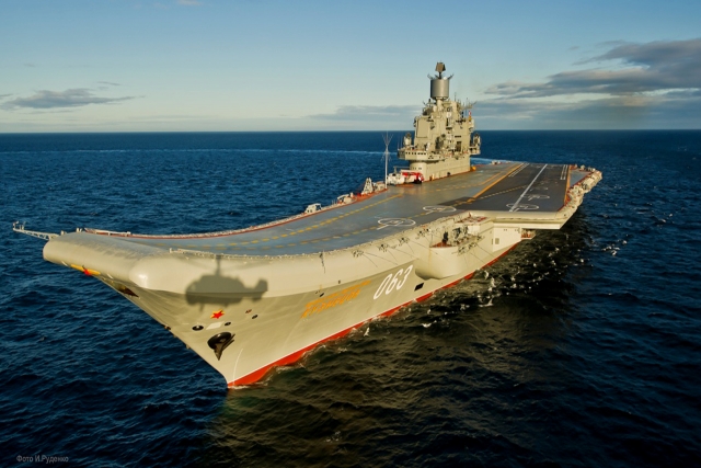 Stray fire Causes $1.52 billion Worth Damage to Russian Aircraft Carrier