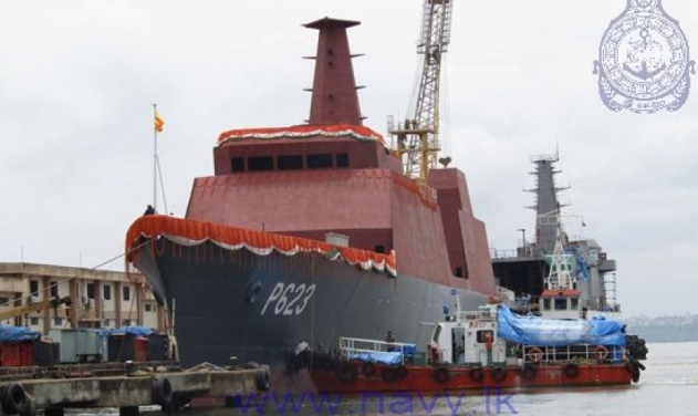 Advanced Offshore Patrol Vessel Meant For Sri Lanka Launched In India