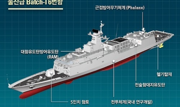 South Korean Navy Receives New Incheon-class Frigate