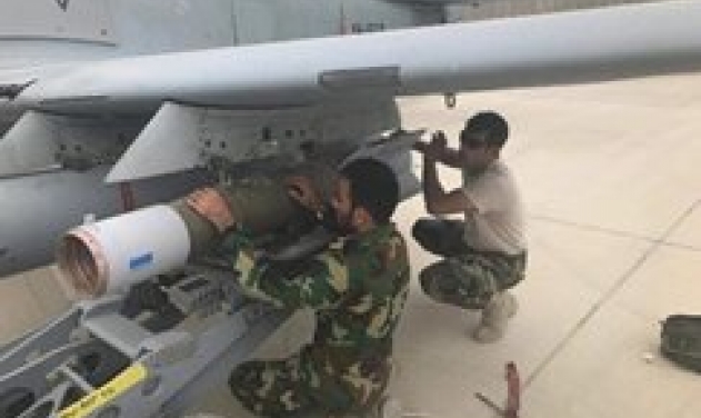 Afghan Super-Tucano Turboprops Drop Laser-guided Bombs