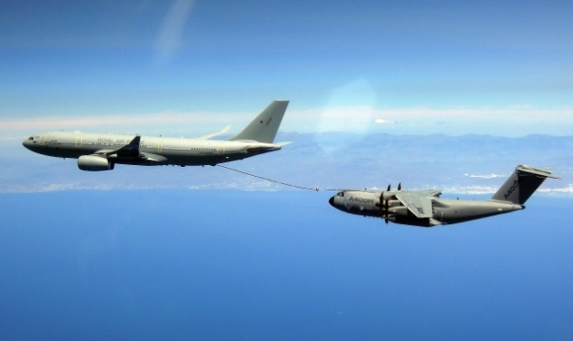 Airbus A400M and A330 MRTT Aircraft Aid French Military's Rapid Troop Transfer Demonstrations
