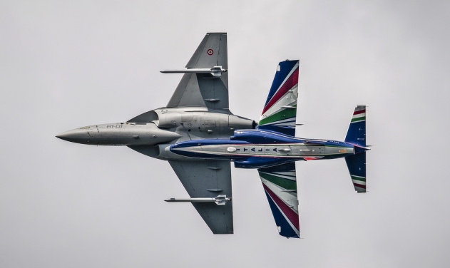 Leonardo-Finmeccanica's Aermacchi M-345 Jet Trainer Achieves First Flight