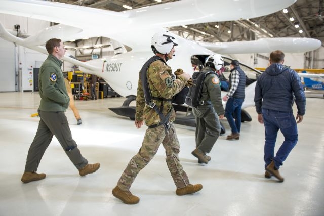 First Flight of Electric Aircraft by US Air Force Pilots 