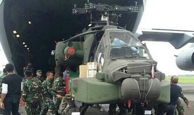 Indonesia Army Receives Eight Boeing Apache Helicopters