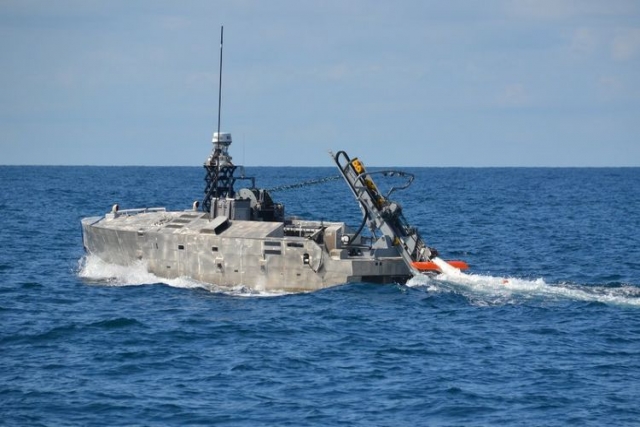 Northrop Completes Initial In-water Testing of Mine Hunting Sonar