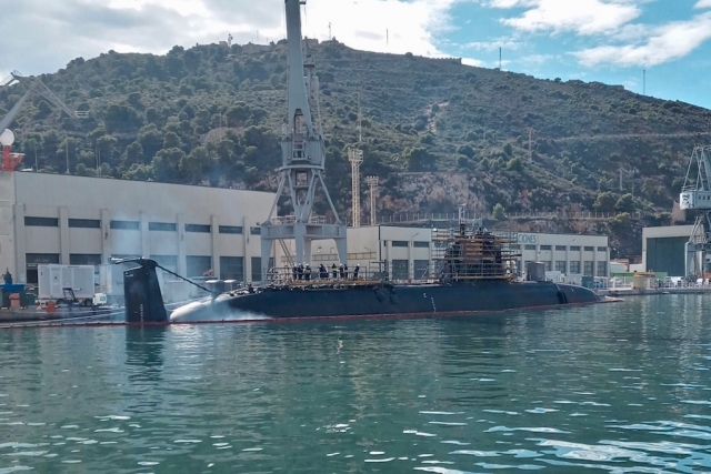 Navantia Starts Diesel Engines of Spanish Navy's Upcoming S-81 Submarine