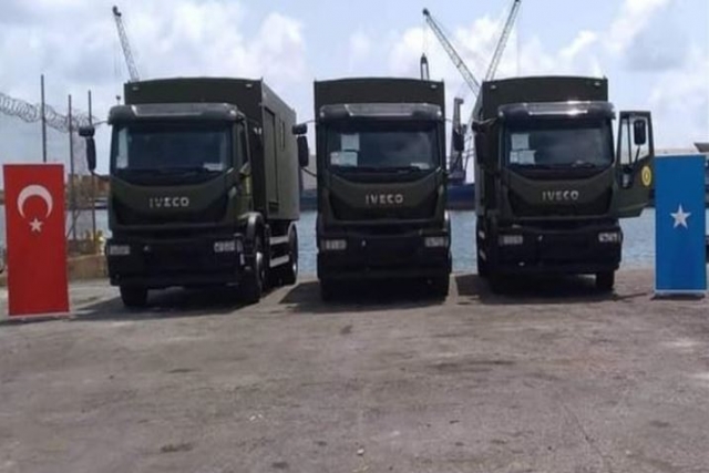 Turkey Donates Military Vehicles to Somalia