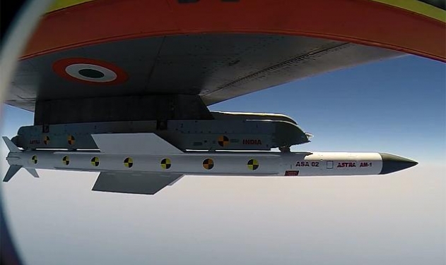 Tests Of Astra BVR Missile From IAF Su-30MKI On Monday