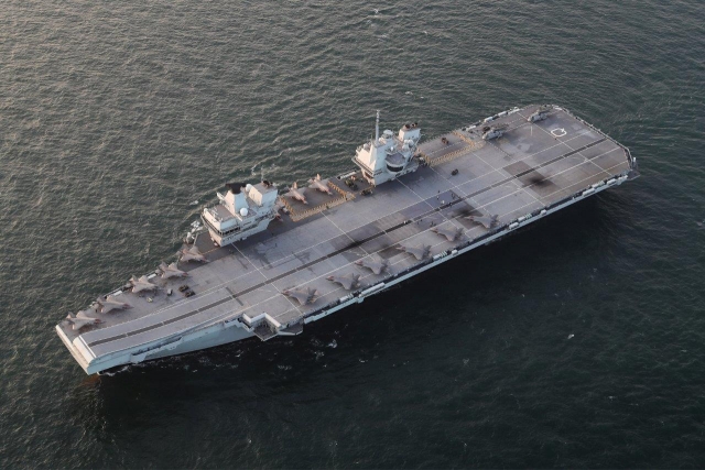 UK Carrier Embarks Largest Number of Warplanes Ever for NATO Exercises
