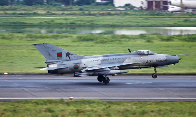 Bangladesh's F-7 Fighter Jet Loses Fuel Tanks In Mid-Flight
