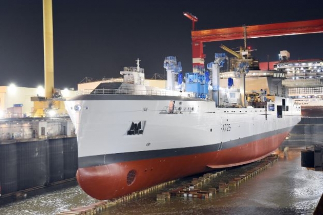 Naval Group Launches First Replenishment Vessel for French Navy