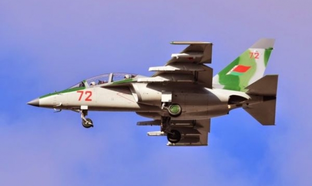 Belarus Air Force Yak-130 Combat-Trainer Launches R-73 Guided Missile