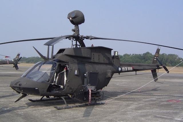 Taiwan Grounds 36 Bell OH-58D Helicopters Following Fatal Crash during Anti-China Drill