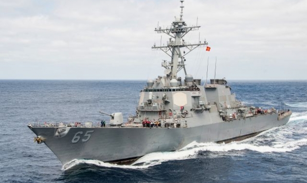Minimal Damage to US Navy Ship as Japanese Tug Boat Scrapes Past it
