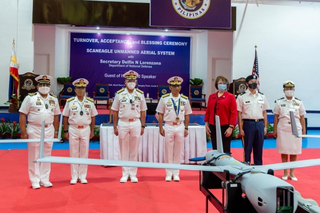 Philippine Navy Receives First ScanEagle UAS from US