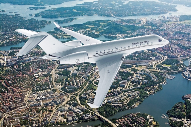 Sweden Introduces Bombardier 6500 Based TP 106 Transport and S 106 AWACS