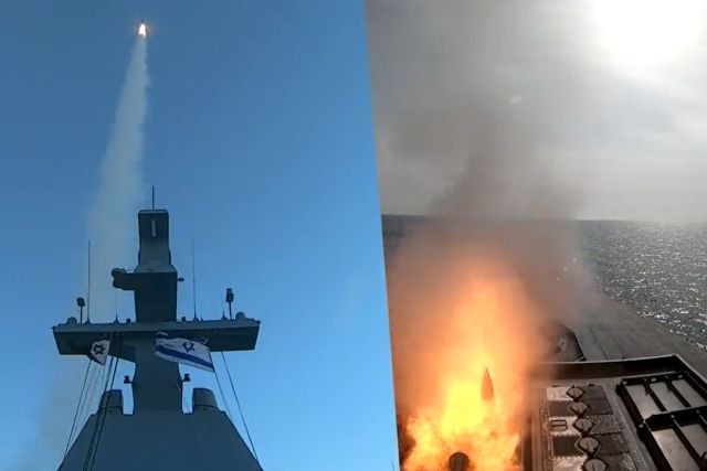 Israeli Navy Tests C-Dome - Naval Version the Iron Dome Anti-Missile System