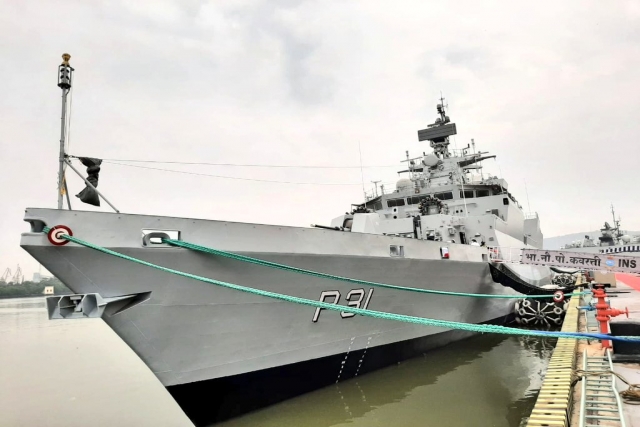 Indian Navy Commissions Indigenously-Built Stealthy Warship