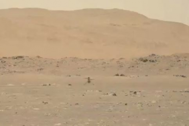 NASA Lands Helicopter on Mars in Historic First Flight