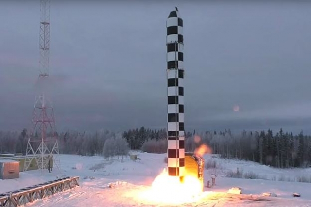 Russia’s Sarmat ICBM to Achieve Combat Duty in 2022