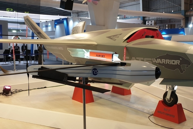 HAL displays CATS warrior drone at Aero India 2021 