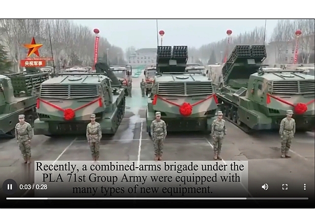 New Tracked MLRS Inducted into Chinese Army