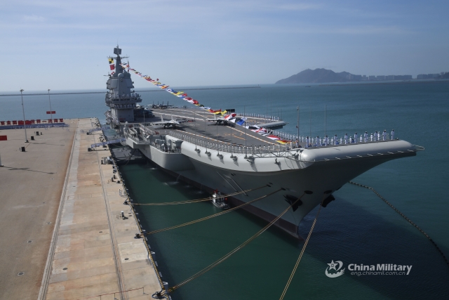 Night Fighter Jet Operations Planned for China’s Shandong Aircraft Carrier 