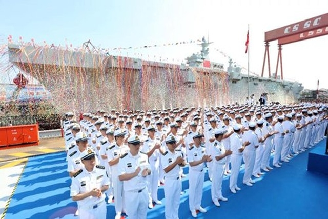 China Launches First Amphibious Assault Ship Amidst Taiwan Tensions