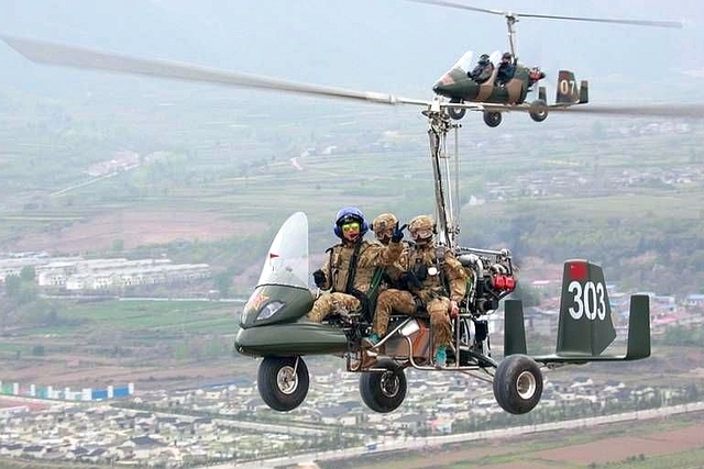 Chinese PLA Commissions 3-seat Gyroplane for Border Patrol in Tibet region