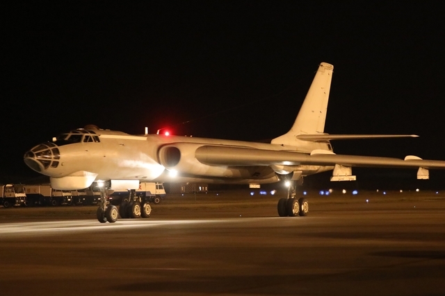 Chinese Navy Debuts Latest Long Ranger Bomber H-6J in South China Sea Drill