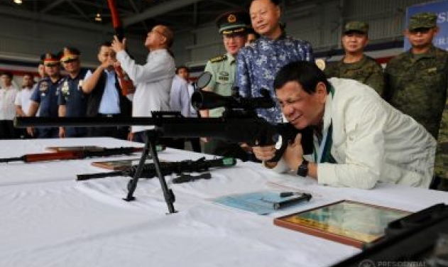 China To Donate 3000 M4 Rifles, Ammo, Sniper Scopes to Philippines