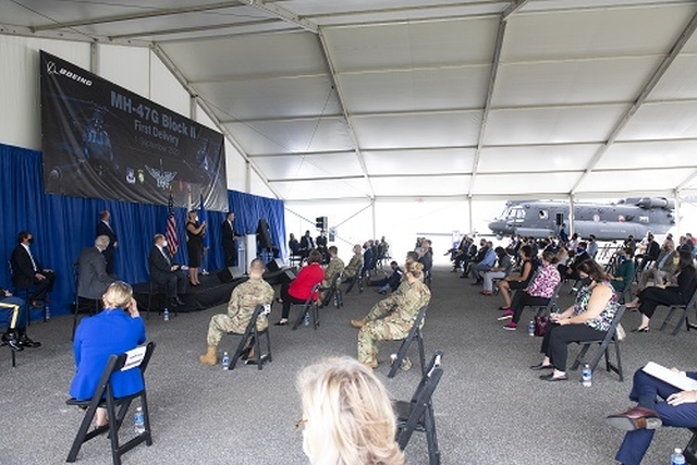 Boeing Delivers First MH-47G Chinook Helicopter to US Special Ops Command