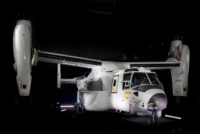 First Bell Boeing CMV-22B Osprey Delivered for US Navy’s Aircraft Carriers