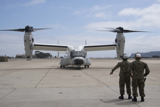 US Navy Receives First Operational CMV-22B Osprey Tilt-Wing Helicopter