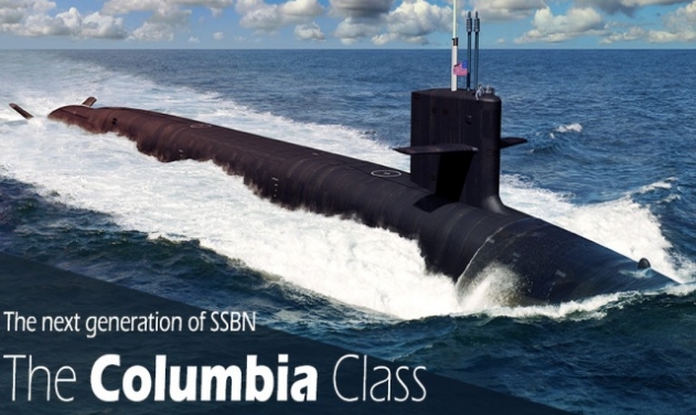 Huntington Ingalls Awarded Materials Contract For US Navy’s Columbia-Class Submarine