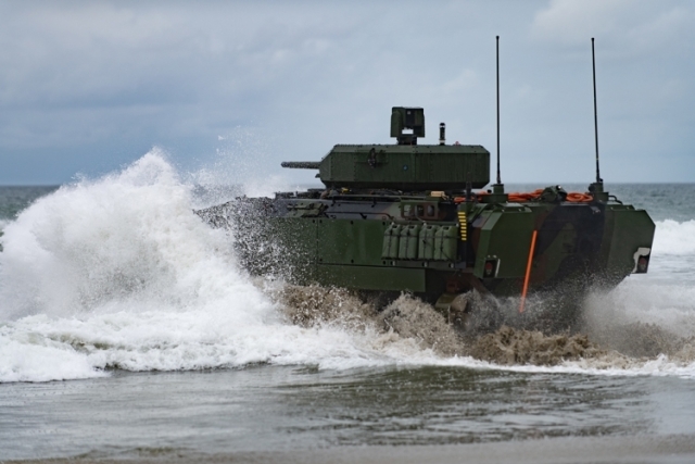 Kongsberg Supplies Turret for BAE Systems’ Amphibious Combat Vehicle
