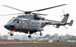 Indian Naval Helicopter ALH Dhruv Gets Foldable Rotors