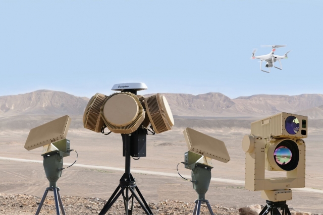 Israeli RAFAEL's Drone Dome intercepts UAV Swarm with LASER Gun