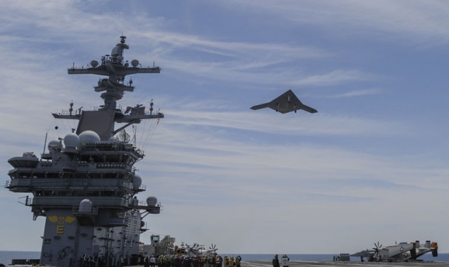 US Navy Aircraft Carrier Gets First Drone Command Centre