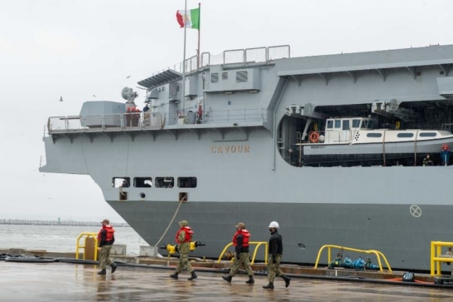 F-35B jets Begin Sea Trials Aboard Italian Aircraft Carrier