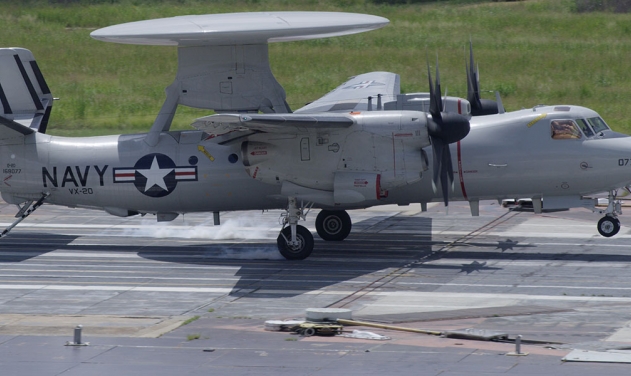 General Atomics Completes Testing of Arresting Gear for Greyhound, Hawkeye Turboprop Aircraft