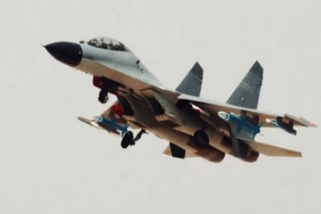 Chinese J-11BS Jets Sport New Mystery Missile That Could be Armed on J-16Ds